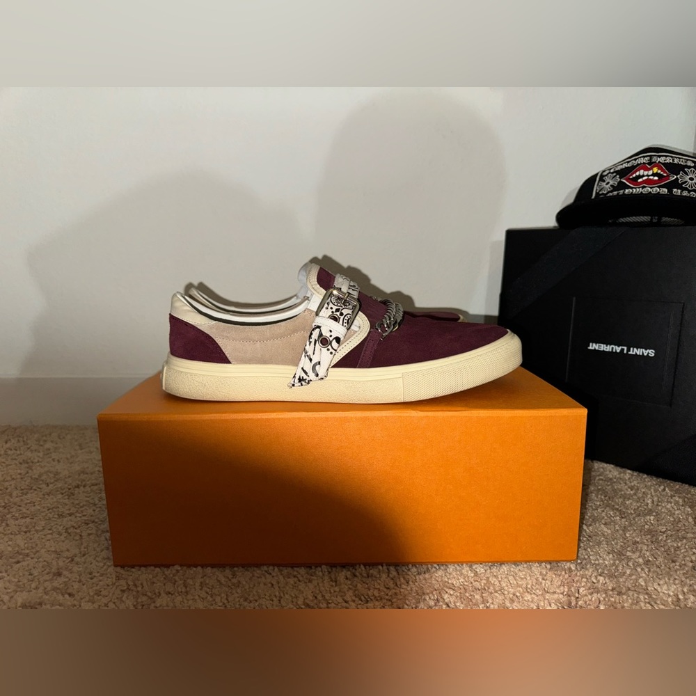 Amiri Bandana Chain Slip-On Shoe